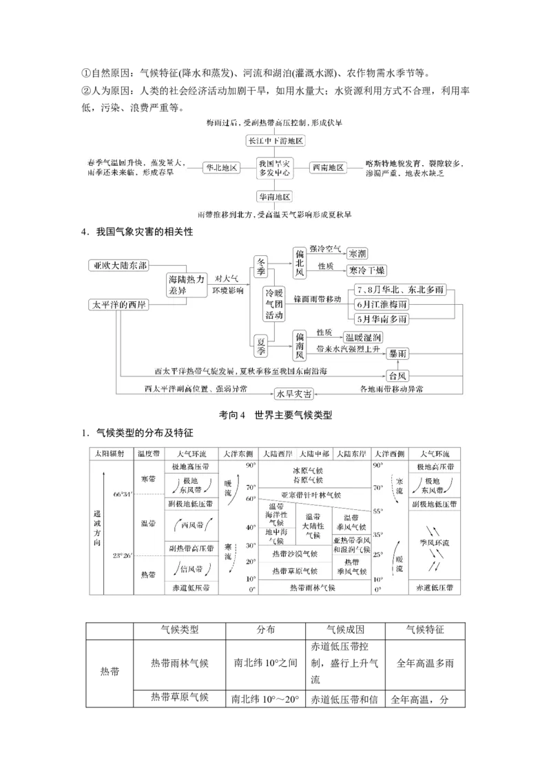 2025年高考地理二轮复习配套讲义通用版大单元2　大气的运动_9.2025地理总复习_2025年新高考资料_二轮复习_2025年高考地理二轮复习配套讲义通用版（解析版）