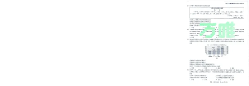 A42025版WW黑白卷道德与法治黑卷_初中资料合集_2025《万唯中考&bull;黑白卷》多地方版（更30省）_2025《万唯中考&bull;黑白卷》7科全套（福建）_2025版《WW中考黑白卷》（福建专版）(A4)