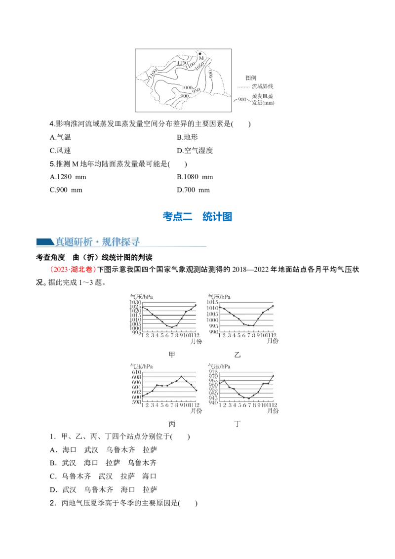 专题4图表攻略（讲义）（原卷版）_9.2025地理总复习_2024年新高考资料_2.2024二轮复习_2024年高考地理二轮复习讲练测（新教材新高考）_攻略