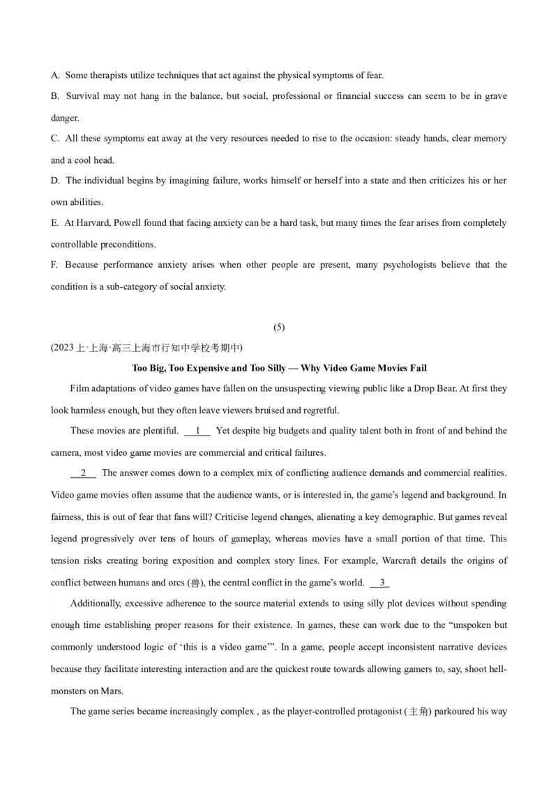 专题15阅读六选四-2024年高考英语二轮热点题型归纳与变式演练（新高考通用）（解析版）_3.2025英语总复习_2024年新高考资料_2.2024二轮复习