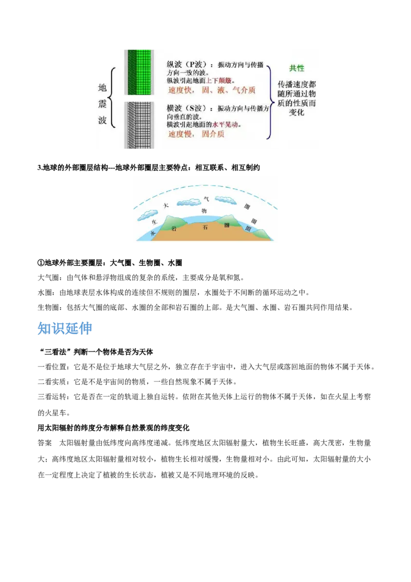 专题03宇宙中的地球-备战2023年高考地理一轮复习精讲精练（解析版）_9.2025地理总复习_赠品通用版（老高考）复习资料_一轮复习_备战2023年高考地理一轮复习精讲精练