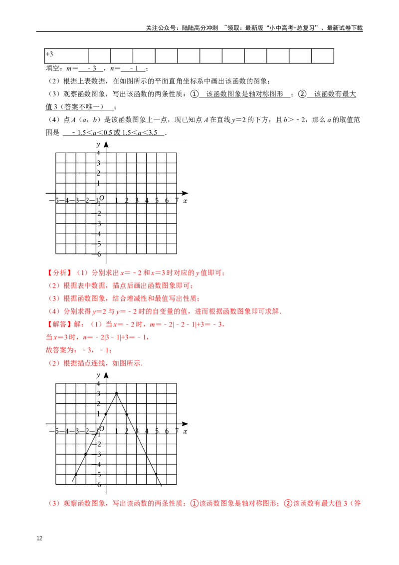 重难点05反比例函数与一次函数的综合（解析版）_02中考总复习（2026版更新中）_02-数学-中考总复习_2024年中考复习资料_三轮冲刺资料_完2024年中考数学复习冲刺过关（全国通用）