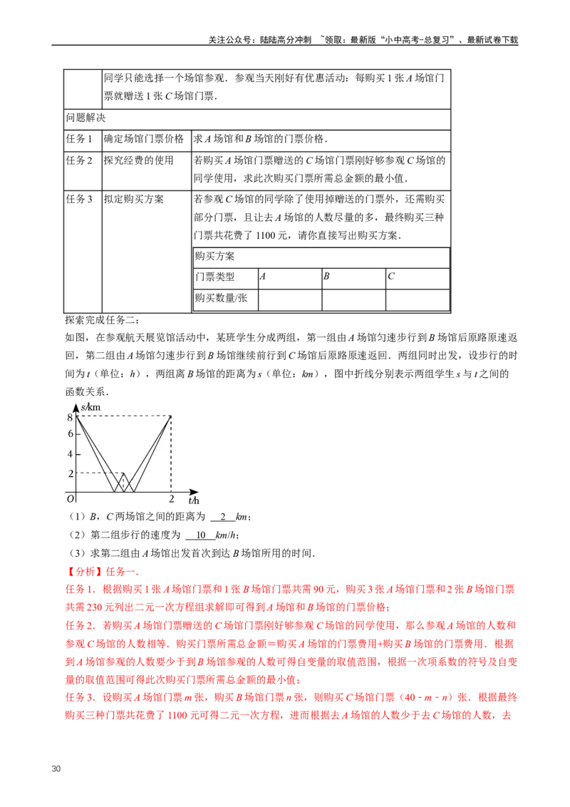 重难点05反比例函数与一次函数的综合（解析版）_02中考总复习（2026版更新中）_02-数学-中考总复习_2024年中考复习资料_三轮冲刺资料_完2024年中考数学复习冲刺过关（全国通用）
