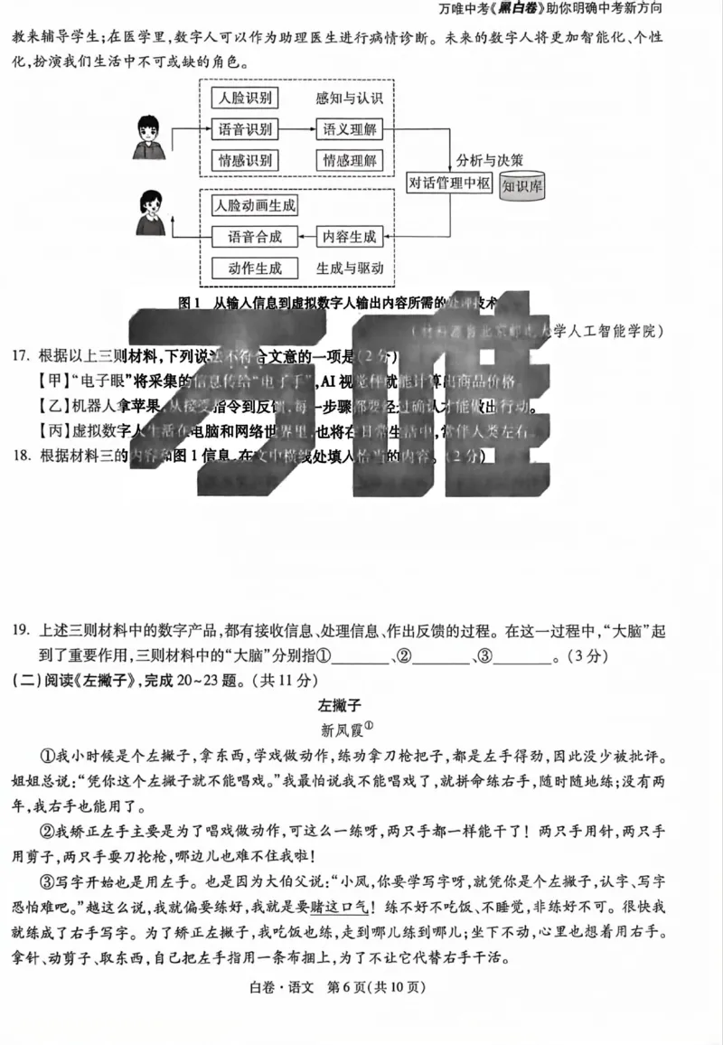2025《万唯中考&bull;北京黑白卷》语文白卷(精修版)_初中资料合集_2025《万唯中考&bull;黑白卷》多地方版（更30省）_2025《万唯中考&bull;北京黑白卷》5科