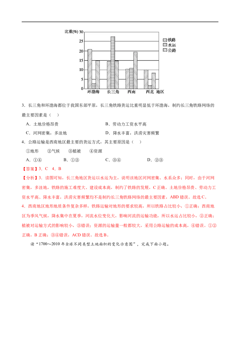 专题11环境与发展-2023年高考地理一轮复习小题多维练（解析版）_9.2025地理总复习_2023年新高考复习资料_一轮复习_2023年高考地理一轮复习小题多维练（新高考专用）_环境与发展