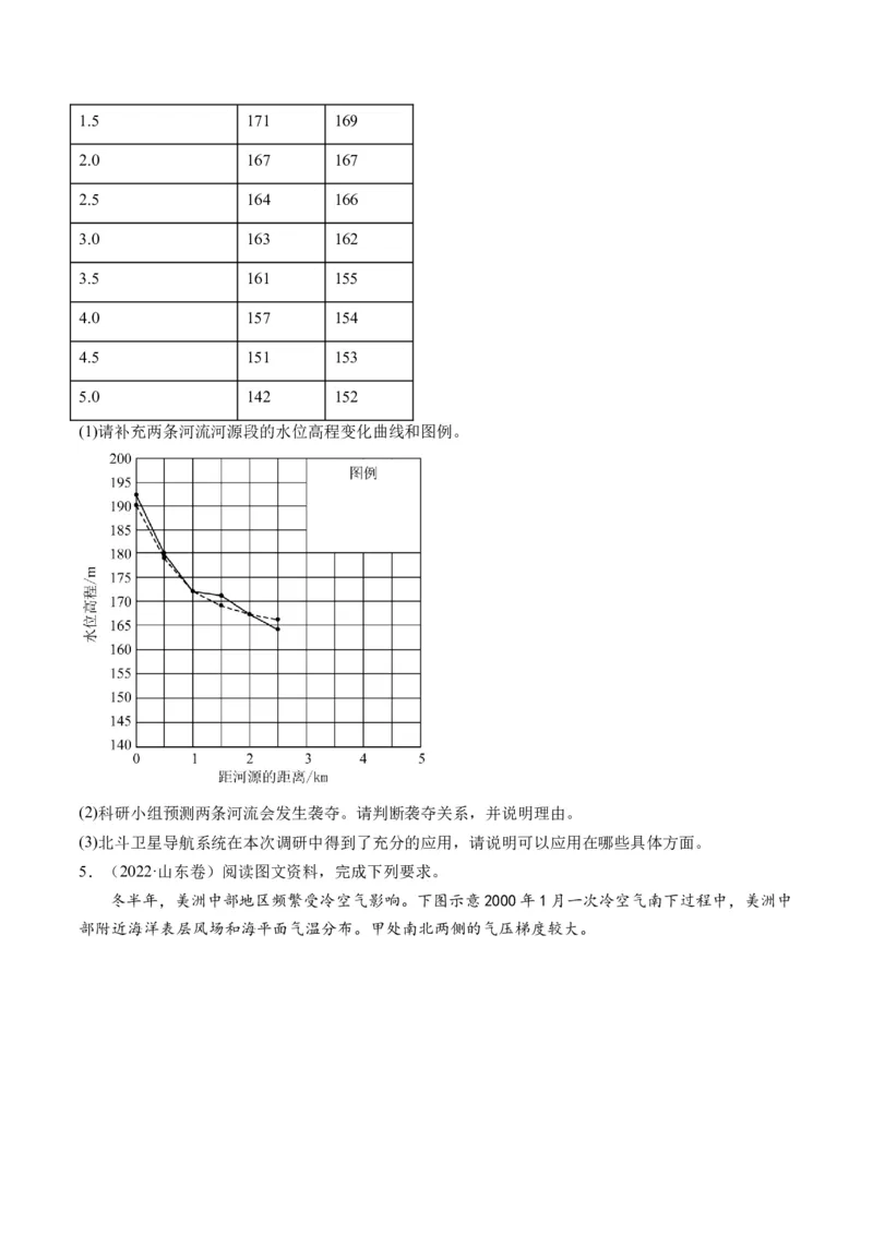 专题3新高考新题型攻略（练习）（原卷版）_9.2025地理总复习_2024年新高考资料_2.2024二轮复习_2024年高考地理二轮复习讲练测（新教材新高考）_攻略