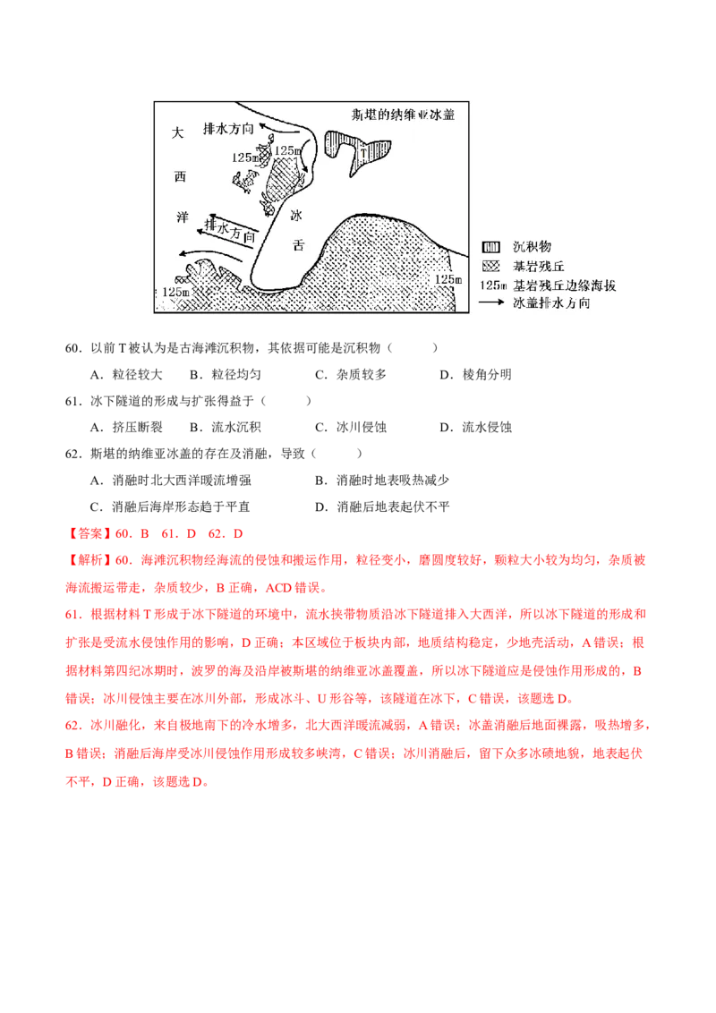 专题04地形与地貌（解析版）-抓重点&middot;破难点2023年高考地理二轮复习重难点突破高分训练营_9.2025地理总复习_2023年新高考复习资料_二轮复习