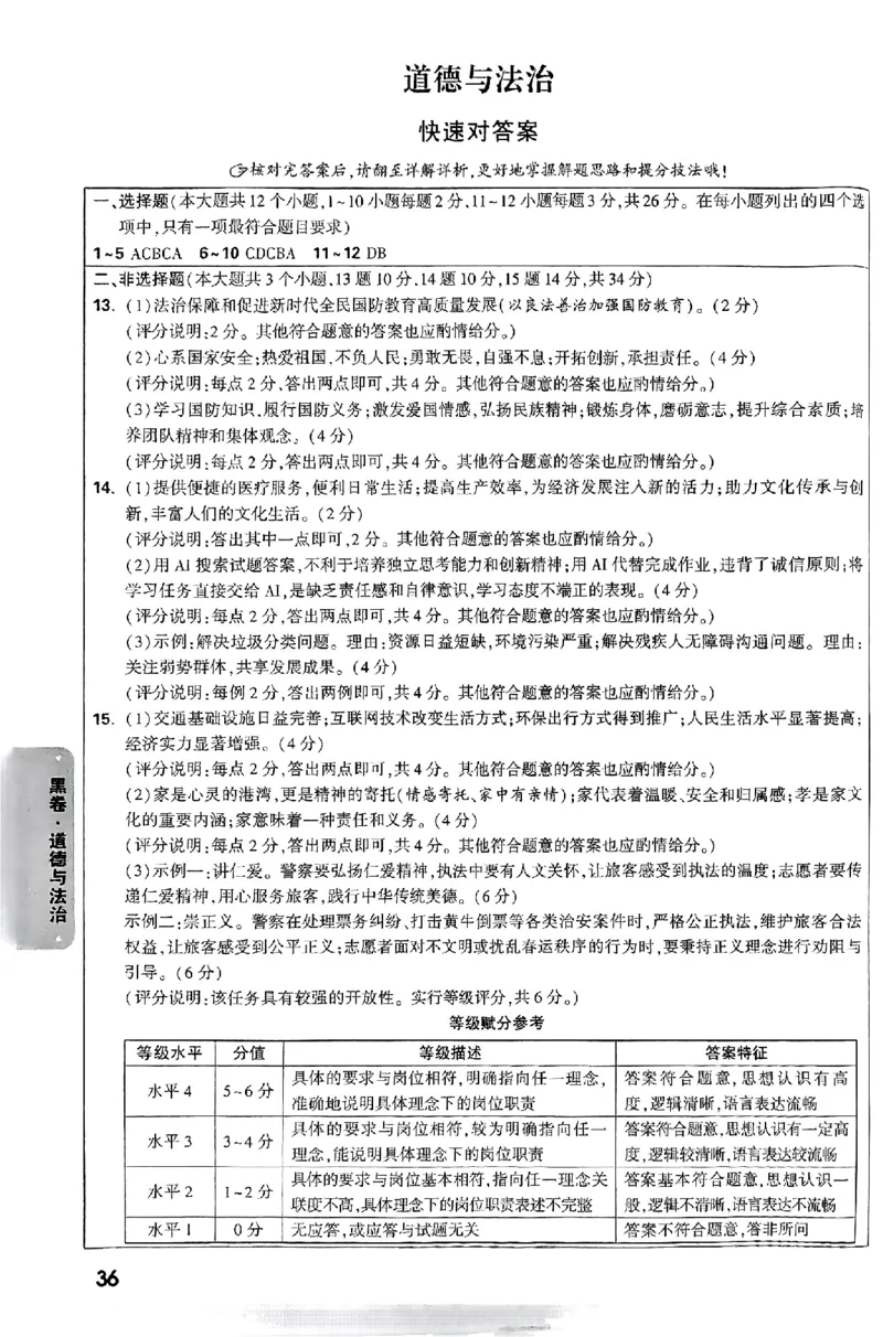 河北黑卷答案_初中资料合集_2025《万唯中考&bull;黑白卷》多地方版（更30省）_2025《万唯中考&bull;黑白卷》7科全套（河北）