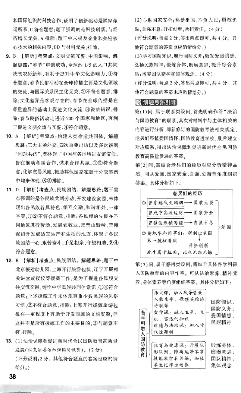 河北黑卷答案_初中资料合集_2025《万唯中考&bull;黑白卷》多地方版（更30省）_2025《万唯中考&bull;黑白卷》7科全套（河北）