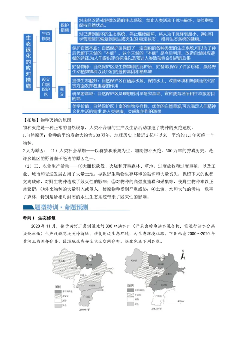 专题13生态环境与国家安全（讲义）（解析版）_9.2025地理总复习_2024年新高考资料_2.2024二轮复习_2024年高考地理二轮复习讲练测（新教材新高考）