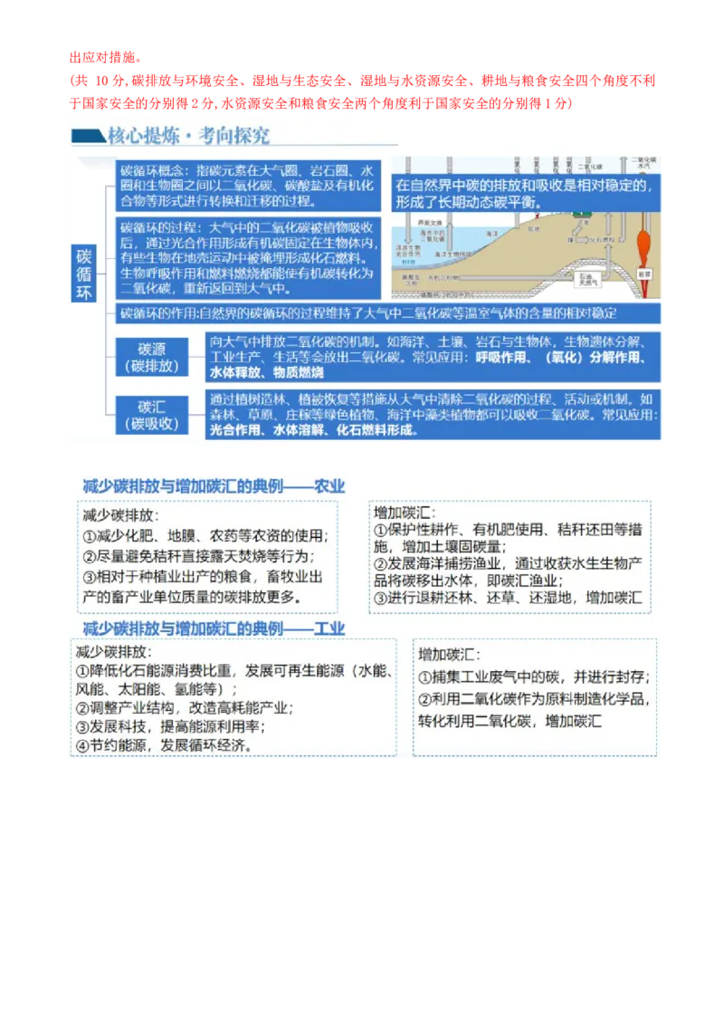专题13生态环境与国家安全（讲义）（解析版）_9.2025地理总复习_2024年新高考资料_2.2024二轮复习_2024年高考地理二轮复习讲练测（新教材新高考）
