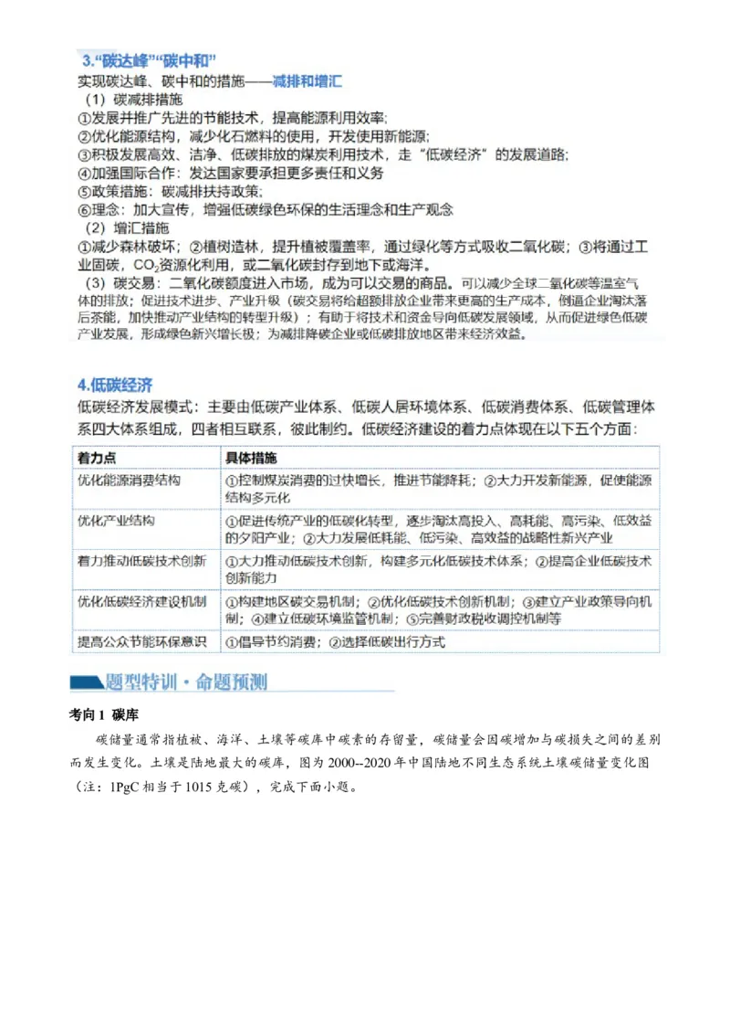 专题13生态环境与国家安全（讲义）（解析版）_9.2025地理总复习_2024年新高考资料_2.2024二轮复习_2024年高考地理二轮复习讲练测（新教材新高考）