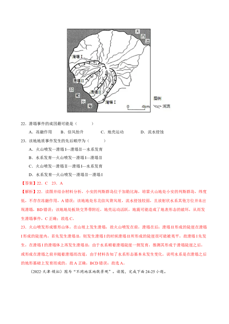 专题10常见自然灾害（解析版）-抓重点&middot;破难点2023年高考地理二轮复习重难点突破高分训练营_9.2025地理总复习_2023年新高考复习资料_二轮复习