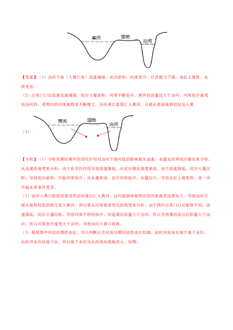 地理微考点：水体运动-备战2023年高考全二轮复习地理微考点狙击与专项突破_9.2025地理总复习_2023年新高考复习资料_专项复习_备战2023年高考地理总复习微考点狙击与专项测练_先导辑