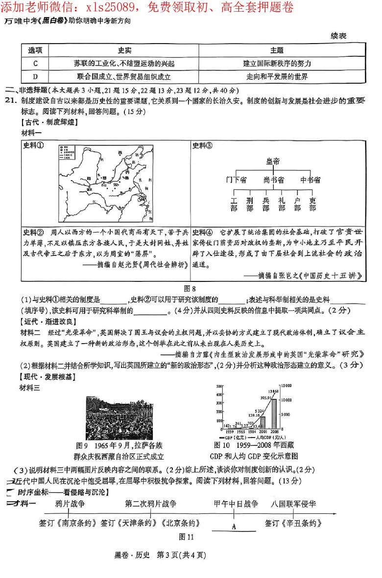 2025《万唯中考&bull;海南黑白卷》历史黑卷_初中资料合集_2025《万唯中考&bull;黑白卷》多地方版（更30省）_2025《万唯中考&bull;黑白卷》7科全套（海南）