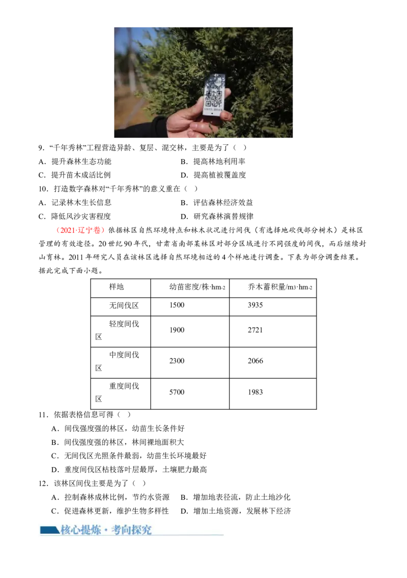 专题11区域联系与区域发展（讲义）（原卷版）_9.2025地理总复习_2024年新高考资料_2.2024二轮复习_2024年高考地理二轮复习讲练测（新教材新高考）