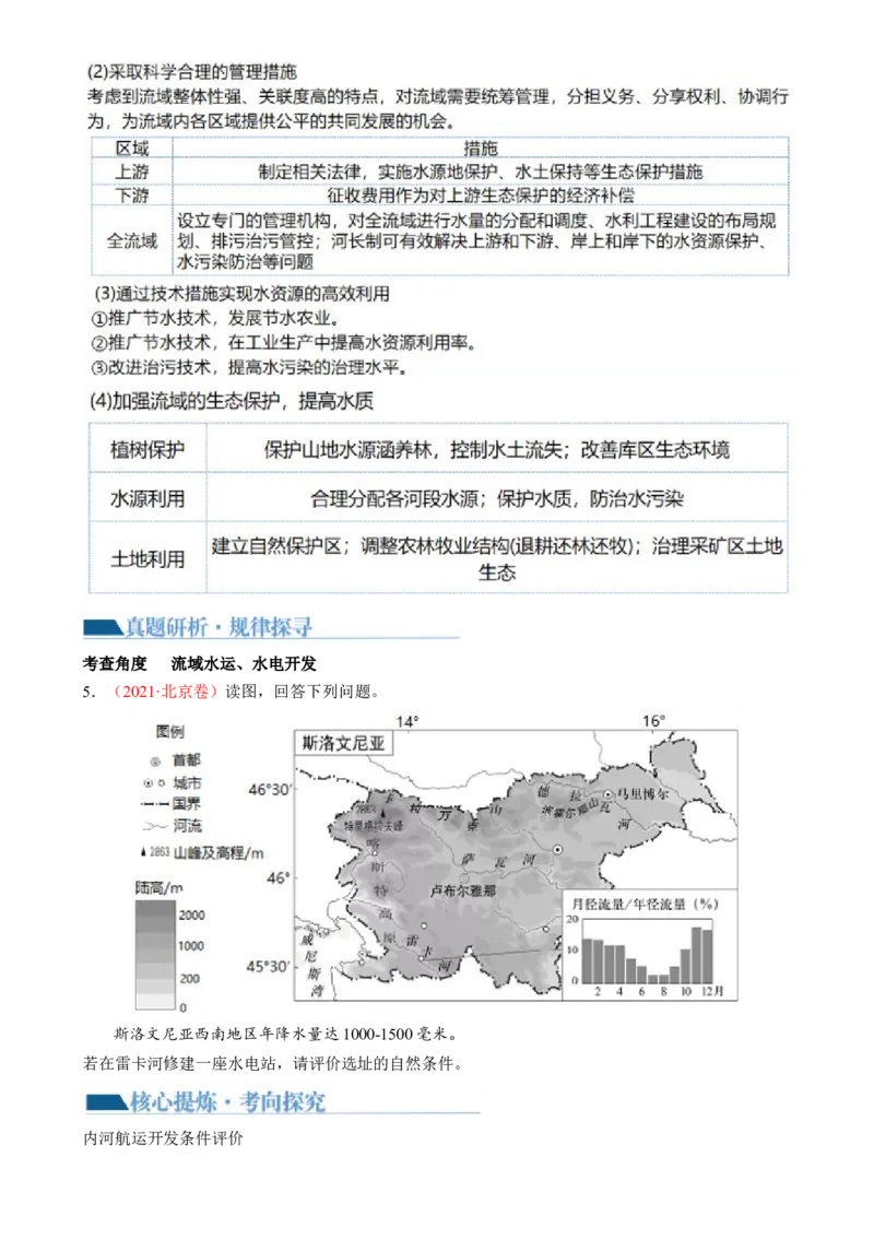 专题11区域联系与区域发展（讲义）（原卷版）_9.2025地理总复习_2024年新高考资料_2.2024二轮复习_2024年高考地理二轮复习讲练测（新教材新高考）