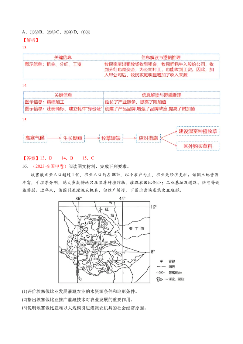 专题09产业区位与产业发展（讲义）（解析版）_9.2025地理总复习_2024年新高考资料_2.2024二轮复习_2024年高考地理二轮复习讲练测（新教材新高考）