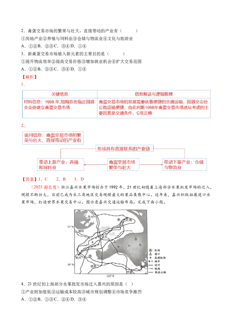 专题09产业区位与产业发展（讲义）（解析版）_9.2025地理总复习_2024年新高考资料_2.2024二轮复习_2024年高考地理二轮复习讲练测（新教材新高考）