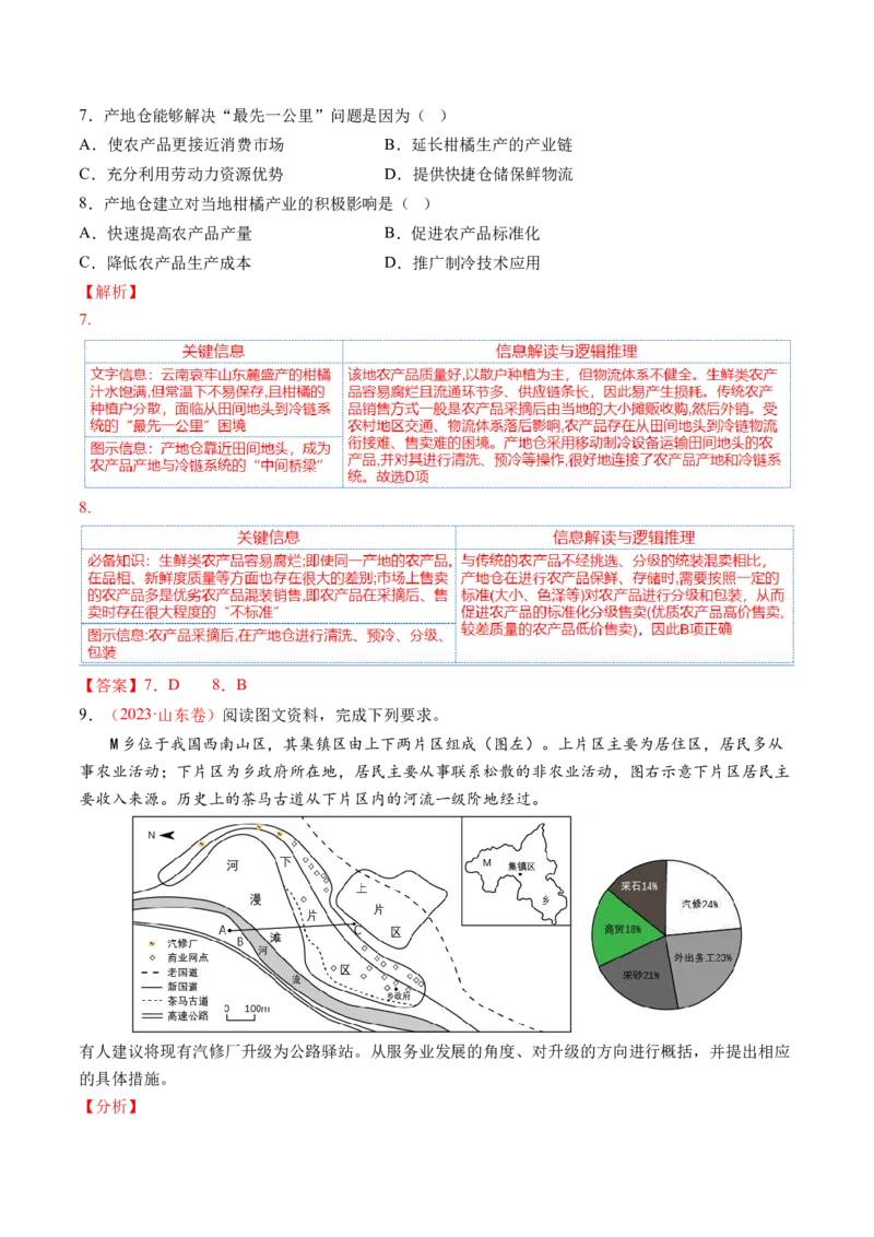 专题09产业区位与产业发展（讲义）（解析版）_9.2025地理总复习_2024年新高考资料_2.2024二轮复习_2024年高考地理二轮复习讲练测（新教材新高考）