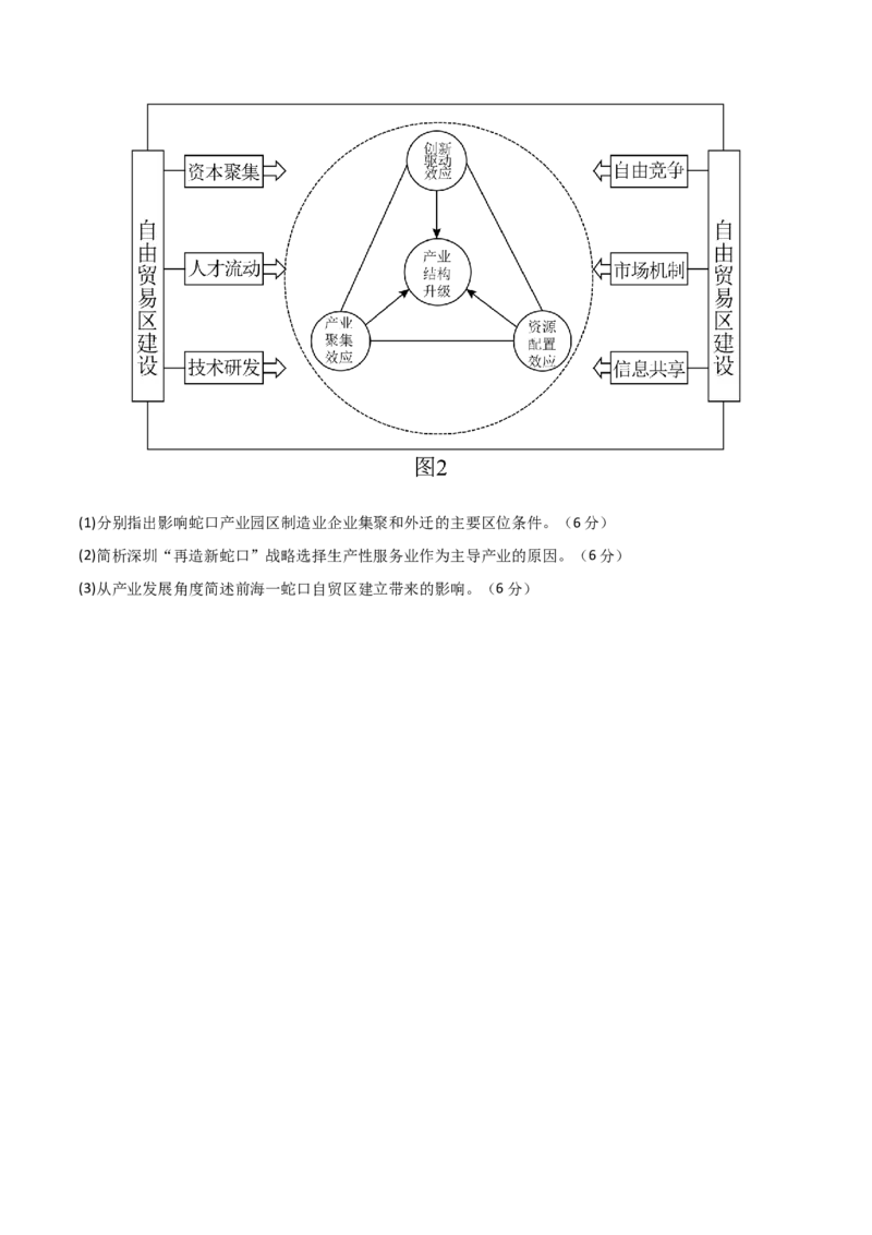 单元提升卷17区域协调发展-2024年高考地理一轮复习考点通关卷（新高考通用）（原卷版）_9.2025地理总复习_2024年新高考资料_1.2024一轮复习