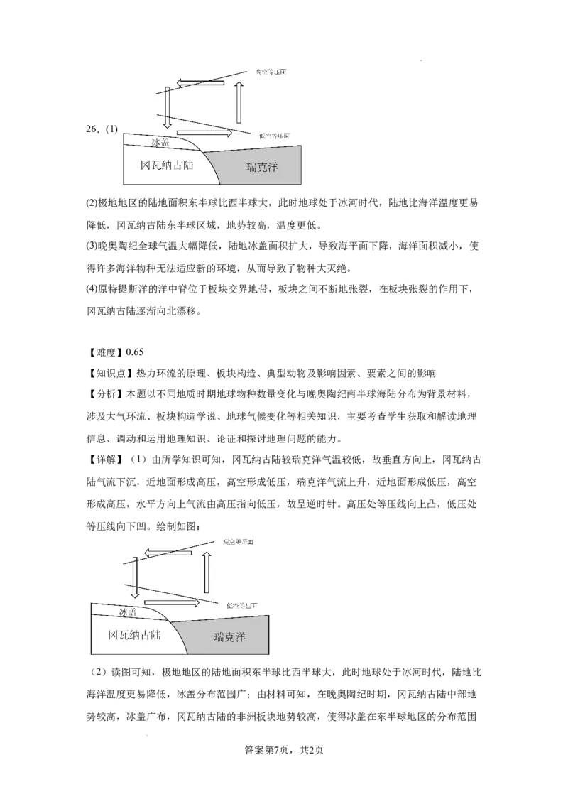 专题11：自然地理环境的整体性（2025届高三自然地理专项练习）_9.2025地理总复习_2025年新高考资料_二轮复习_2025届高三二轮自然地理专项练习共12个小专题