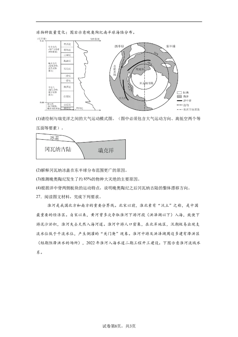 专题11：自然地理环境的整体性（2025届高三自然地理专项练习）_9.2025地理总复习_2025年新高考资料_二轮复习_2025届高三二轮自然地理专项练习共12个小专题