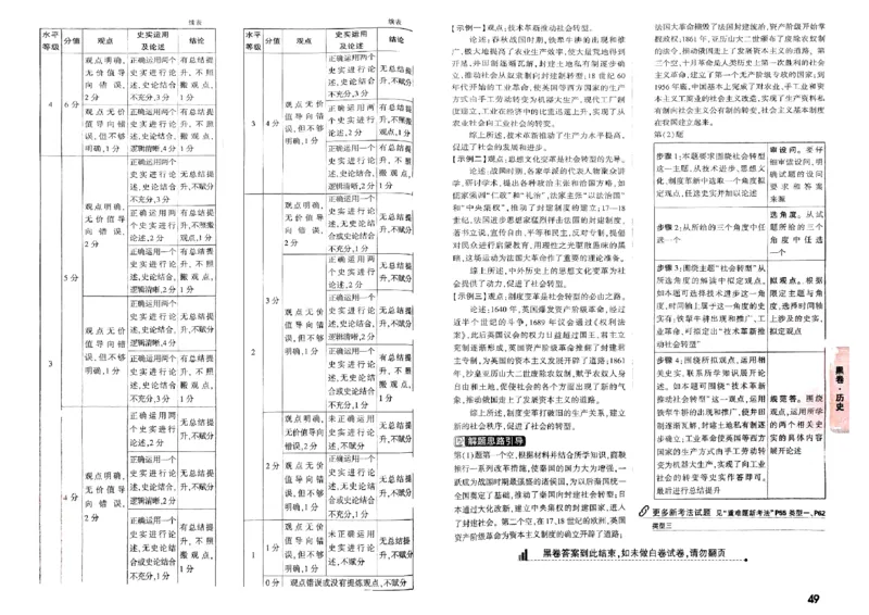 七科答案_初中资料合集_2025《万唯中考&bull;黑白卷》多地方版（更30省）_2025《万唯中考&bull;黑白卷》7科全套（广西）