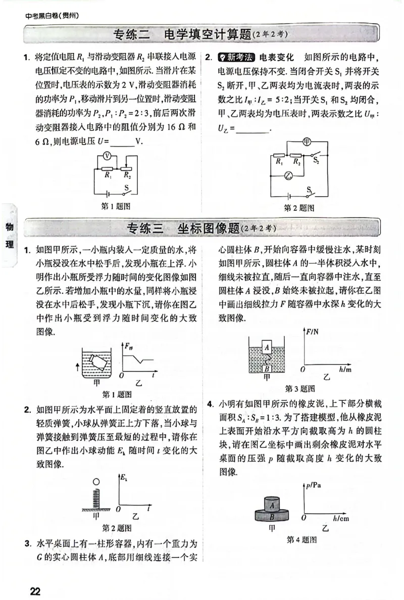 2025《万唯中考&bull;贵州黑白卷》重难题新考法_初中资料合集_2025《万唯中考&bull;黑白卷》多地方版（更30省）_2025《万唯中考&bull;黑白卷》5科全套（贵州）