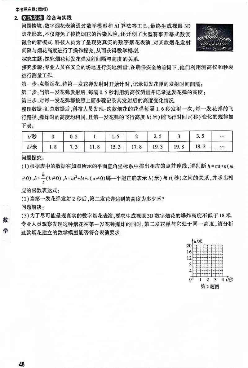 2025《万唯中考&bull;贵州黑白卷》重难题新考法_初中资料合集_2025《万唯中考&bull;黑白卷》多地方版（更30省）_2025《万唯中考&bull;黑白卷》5科全套（贵州）