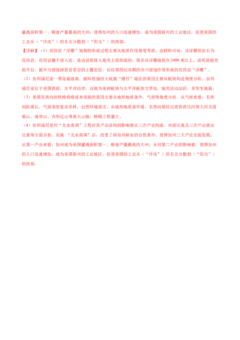 地理微考点：冰川地貌的形成过程图-备战2023年高考总复习地理微考点狙击与专项突破_9.2025地理总复习_2023年新高考复习资料_专项复习_备战2023年高考地理总复习微考点狙击与专项测练