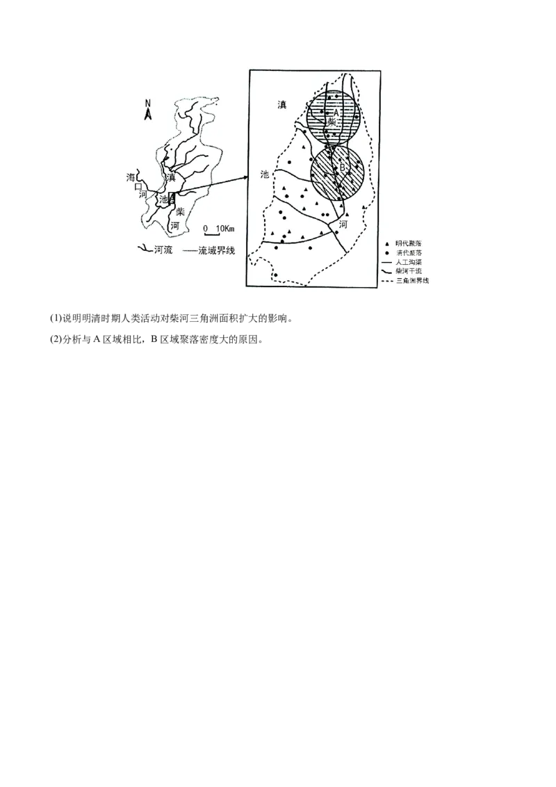 专题6地貌（练习）（原卷版）_9.2025地理总复习_2024年新高考资料_3.2024专项复习_备战2024年高考地理总复习专题考点+微专题集成讲练辑