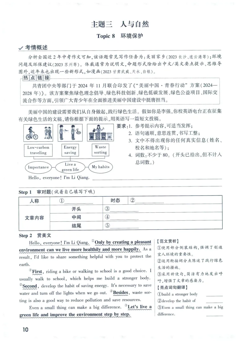 2025版《万唯中考定心卷》（FJ专版）7科预订礼-中考英语作文热考话题预测_初中资料合集_万唯2025版万唯中考《定心卷》全国地方版实时更新（已更11省）