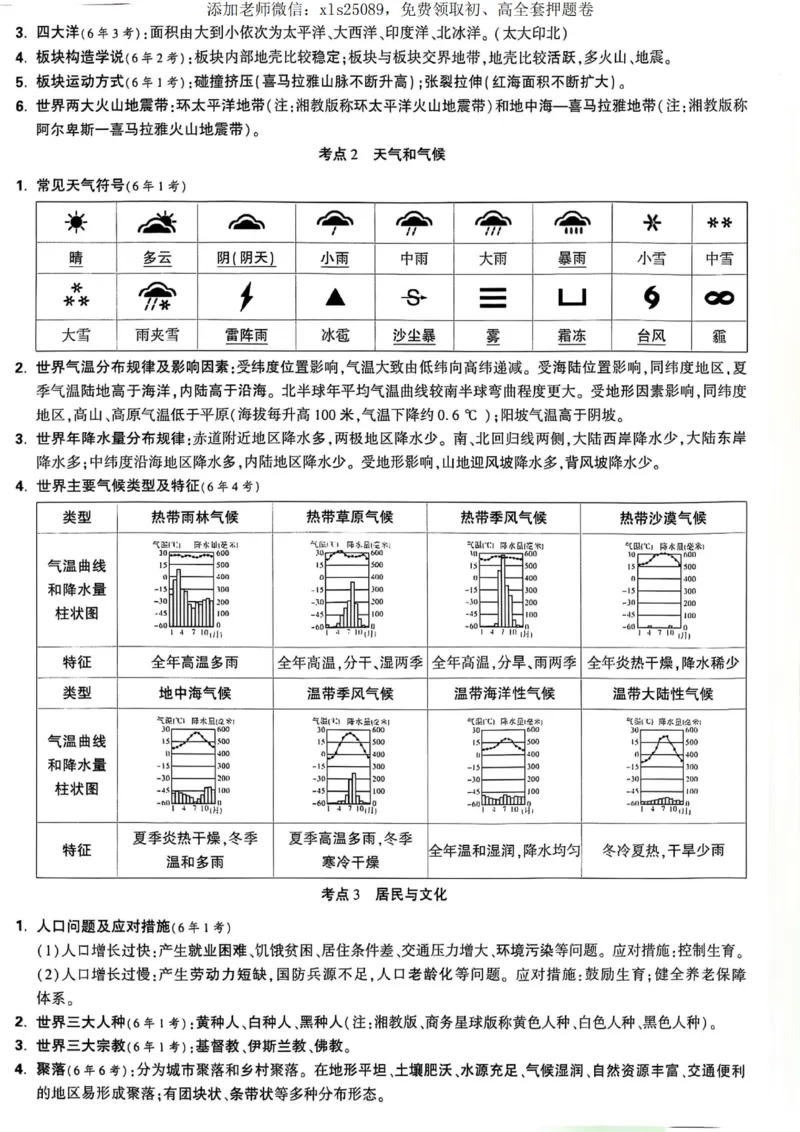 万唯抢分速记卡地理生物_00_初中资料合集_万唯2025版万唯中考《定心卷》地生-实时更新（已更2省，新增安徽、福建）_2025万唯中考《定心卷》地生（安徽）