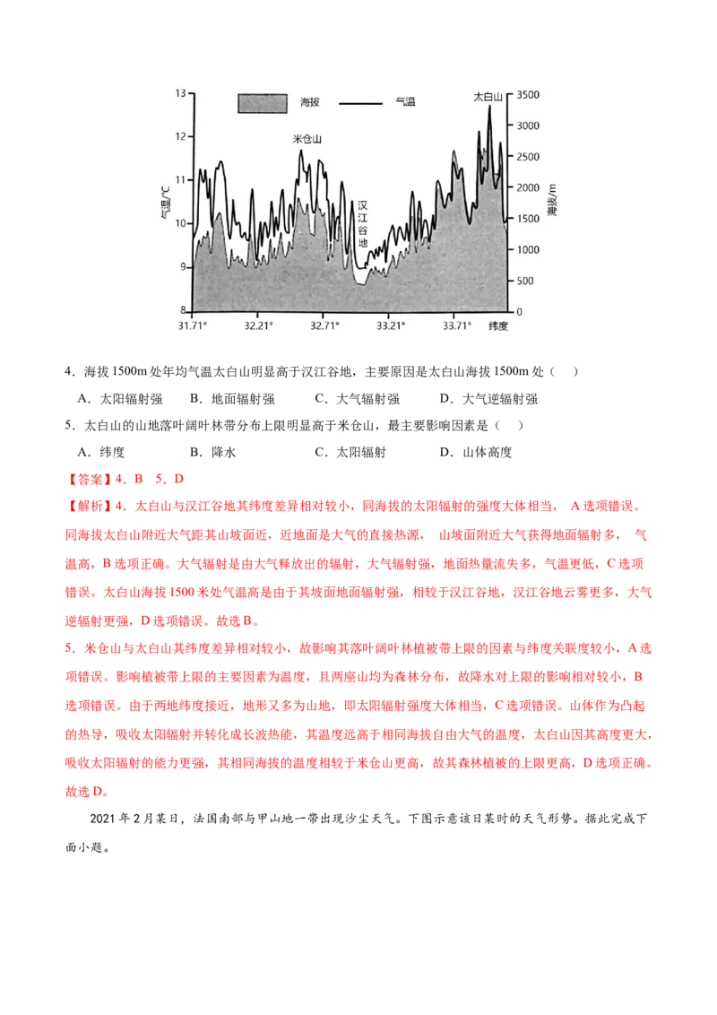 地理微考点：+大气专题知识点归纳-备战2023年高考总复习地理微考点狙击与专项突破_9.2025地理总复习_2023年新高考复习资料_专项复习_备战2023年高考地理总复习微考点狙击与专项测练