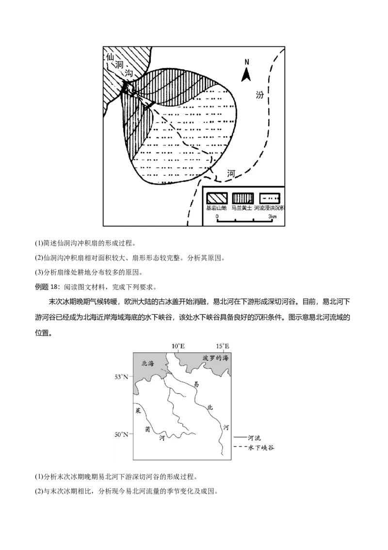 专题6地貌（讲义）（原卷版）_9.2025地理总复习_2024年新高考资料_3.2024专项复习_备战2024年高考地理总复习专题考点+微专题集成讲练辑