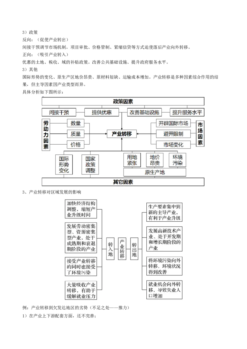 专题19区域联系与区域协调发展-口袋书2024年高考地理一轮复习知识清单_9.2025地理总复习_2024年新高考资料_1.2024一轮复习_2024年高考地理一轮复习知识清单
