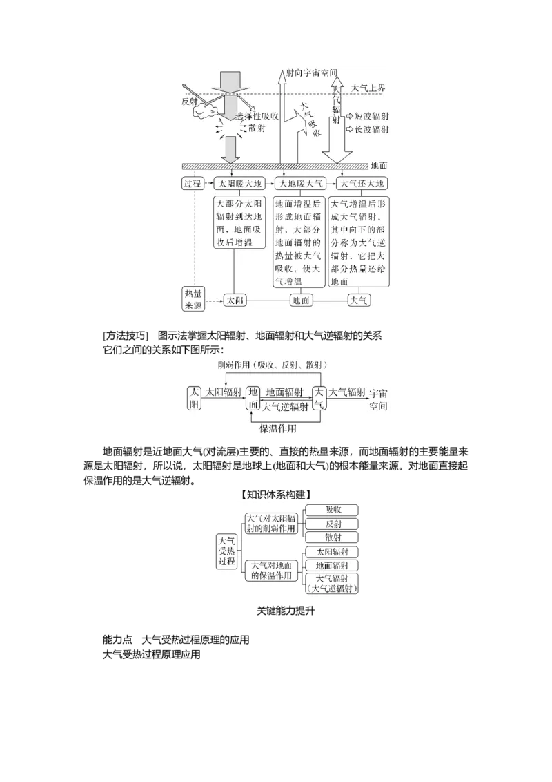 2025届高中地理人教版一轮复习第13课时导学案：大气受热过程_9.2025地理总复习_2025年新高考资料_一轮复习_人教版2025届高中地理一轮复习知识梳理(课件+导学案+练习)