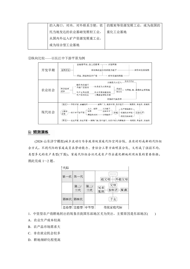 2025年高考地理二轮复习配套讲义通用版专题1　主题2　区域差异性_9.2025地理总复习_2025年新高考资料_二轮复习_2025年高考地理二轮复习配套讲义通用版（解析版）