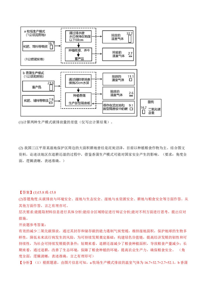 专题11生态环境与国家安全（讲义）-高频考点解密2023年高考地理二轮专题复习+分层训练（新高考专用）_9.2025地理总复习_2023年新高考复习资料_二轮复习