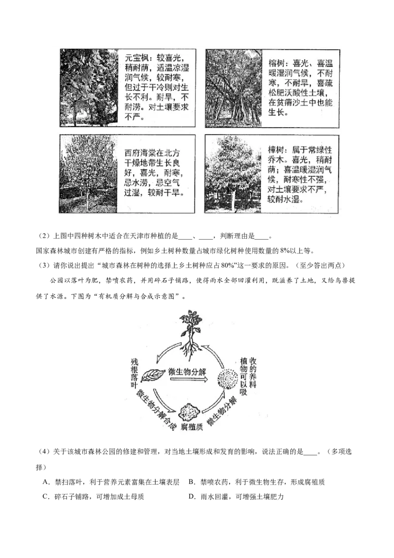 地理微考点：土壤结构、土壤类型-备战2023年高考总复习地理微考点狙击与专项突破_9.2025地理总复习_2023年新高考复习资料_专项复习_备战2023年高考地理总复习微考点狙击与专项测练