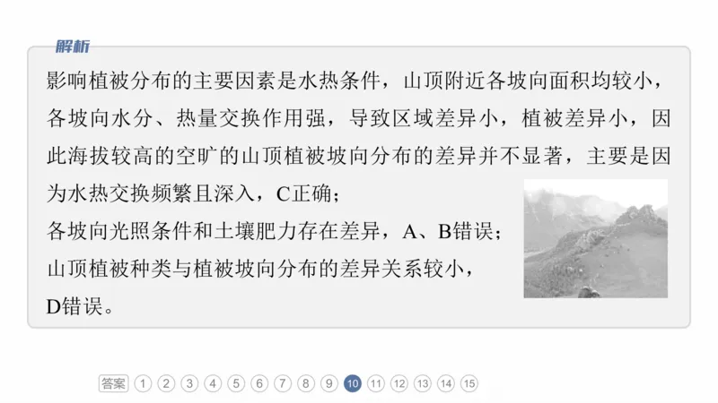 2025年高考地理二轮复习课件通用版专题5　主题6　植被演替_9.2025地理总复习_2025年新高考资料_二轮复习_2025年高考地理二轮复习课件全国通用（ppt+pdf资源）