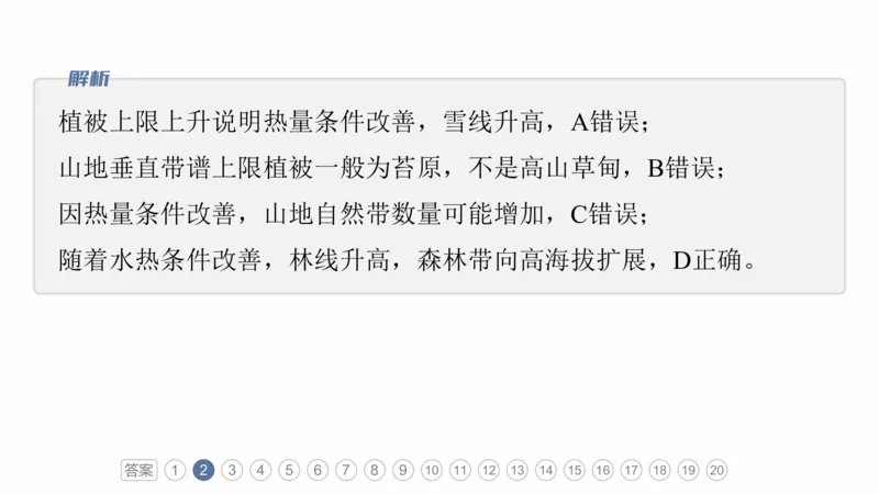 2025年高考地理二轮复习课件通用版专题5　主题6　植被演替_9.2025地理总复习_2025年新高考资料_二轮复习_2025年高考地理二轮复习课件全国通用（ppt+pdf资源）