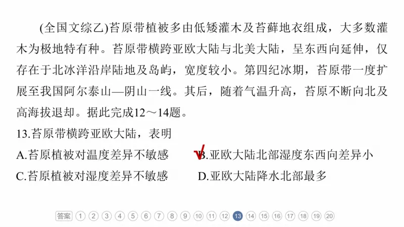 2025年高考地理二轮复习课件通用版专题5　主题6　植被演替_9.2025地理总复习_2025年新高考资料_二轮复习_2025年高考地理二轮复习课件全国通用（ppt+pdf资源）
