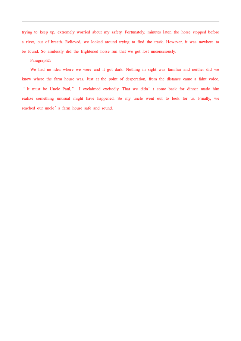 专题13书面表达之读后续写写作方法与步骤(解析版)_3.2025英语总复习_赠品通用版（老高考）复习资料_专项复习_大题精做冲刺2023年高考英语大题突破+限时集训（全国通用）