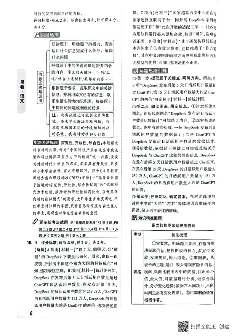 2025年《黑卷》7科答案_初中资料合集_2025《万唯中考&bull;黑白卷》多地方版（更30省）_2025《万唯中考&bull;黑白卷》7科全套（陕西）