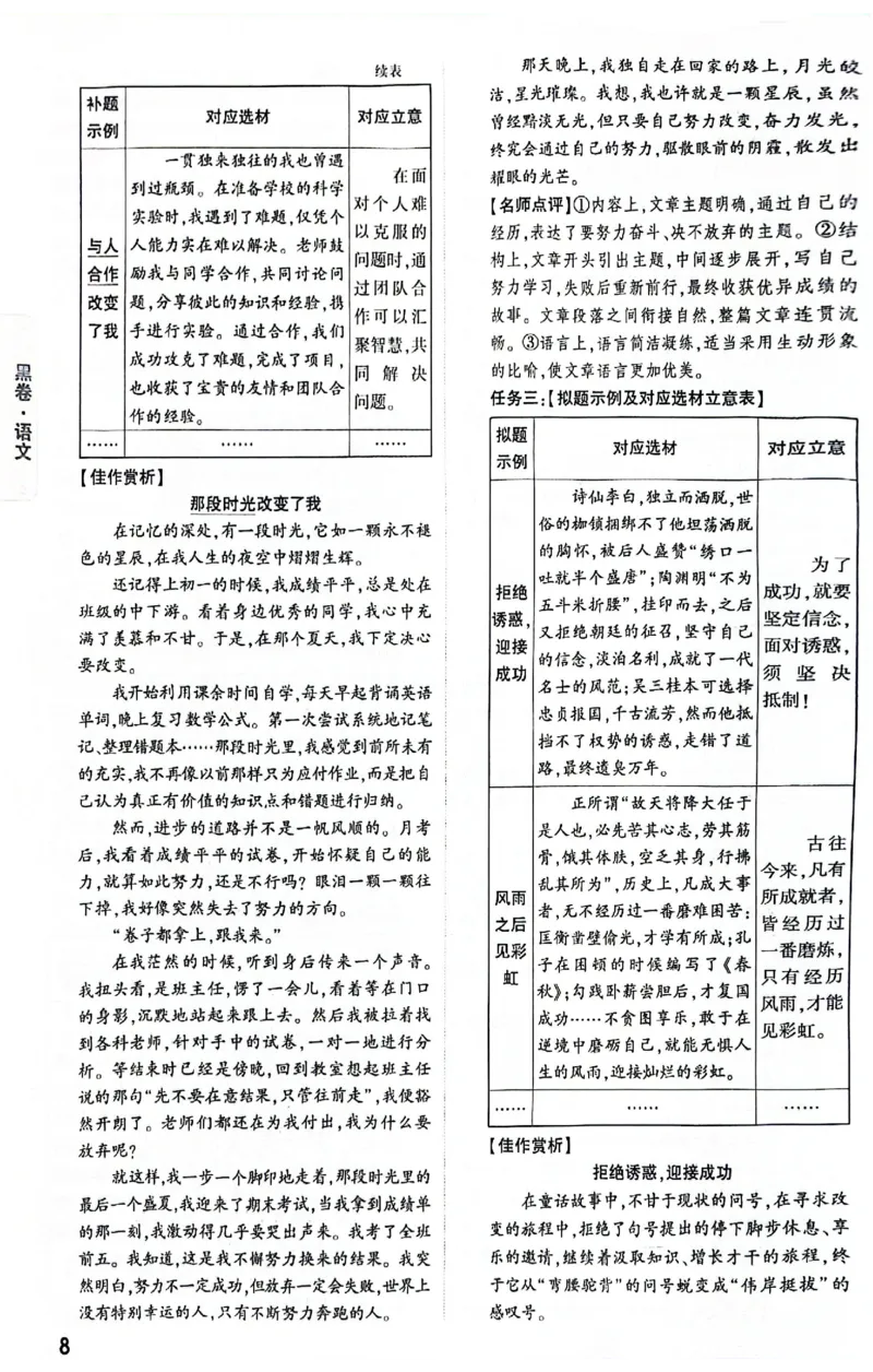 2025《万唯中考&bull;贵州黑白卷》黑白卷答案_初中资料合集_2025《万唯中考&bull;黑白卷》多地方版（更30省）_2025《万唯中考&bull;黑白卷》5科全套（贵州）