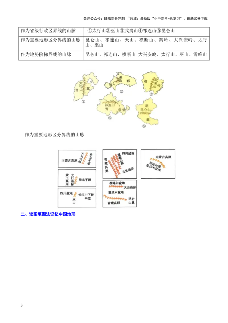 重难点10中国的自然环境（5大重难+命题预测+新考法）-2025中考地理热点&middot;重点&middot;难点专练（全国通用）（解析版）_02中考总复习（2026版更新中）_09-地理-中考总复习_重点专练