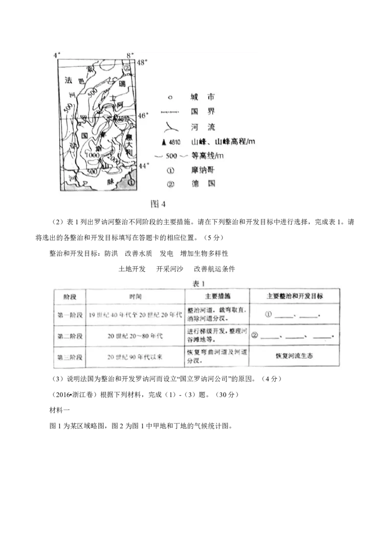 专题13区域可持续发展与地理信息技术原卷版_9.2025地理总复习_2023年新高考复习资料_专项复习_十年高考真题地理分项解析_十年高考真题地理分项解析（第13-17专题）