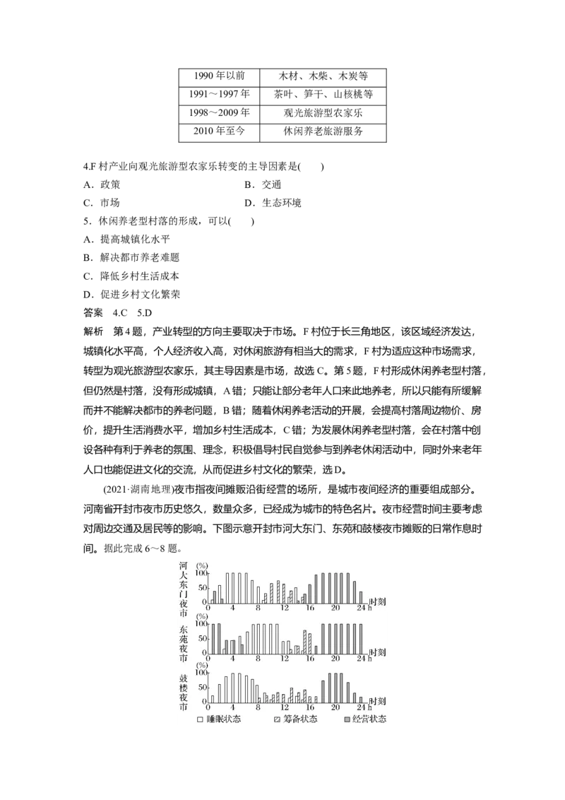 2024年高考地理一轮复习（新人教版）第2部分　第3章　第3讲　真题专练_9.2025地理总复习_2024年新高考资料_1.2024一轮复习_2024年高考地理一轮复习讲义（新人教版）